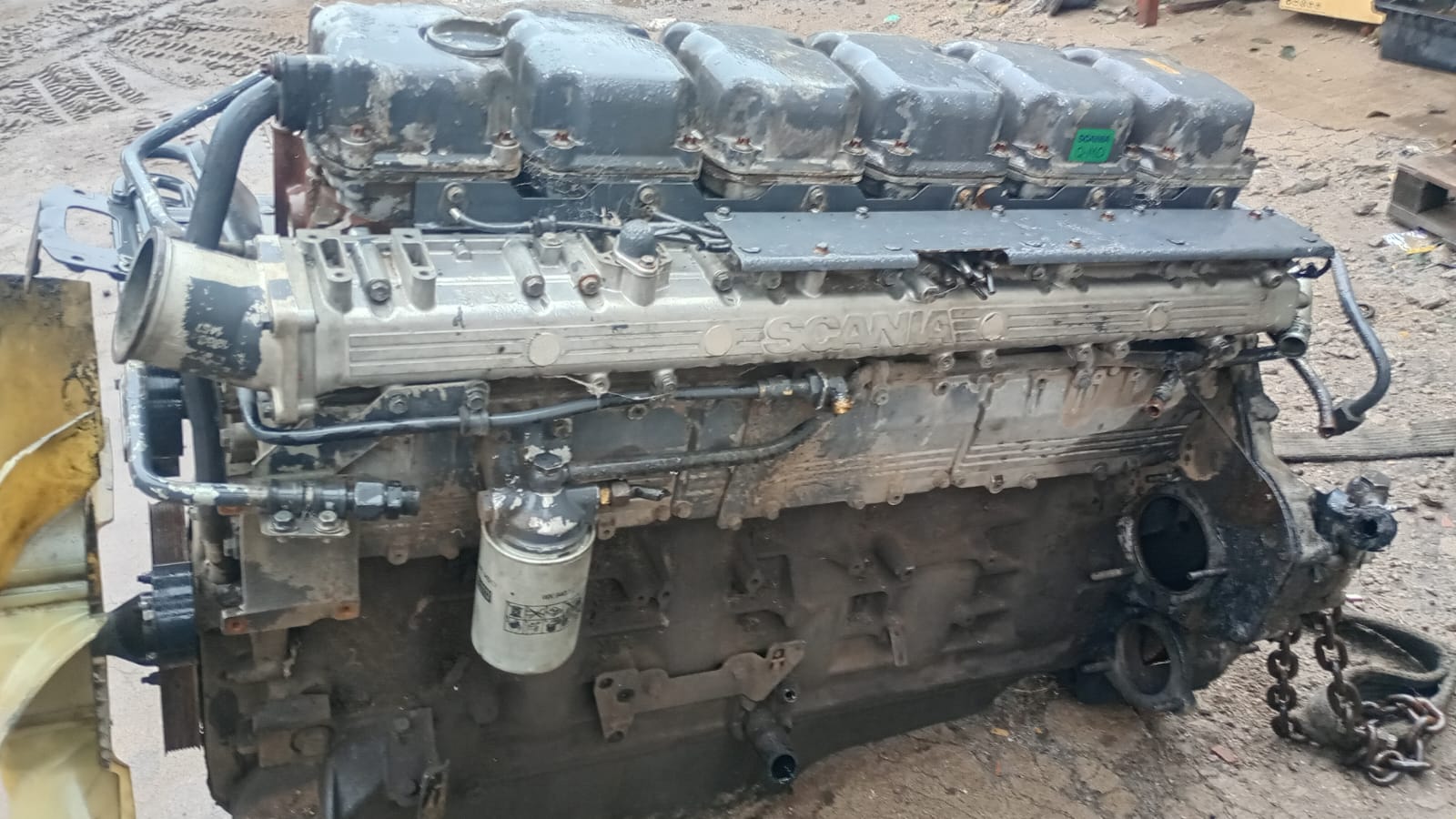 MOTOR SCANIA 420