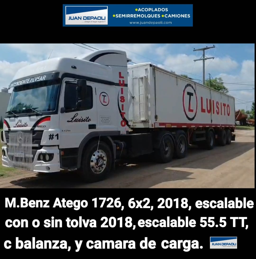 MERCEDES BENZ ATEGO 1726 AÑO 2018