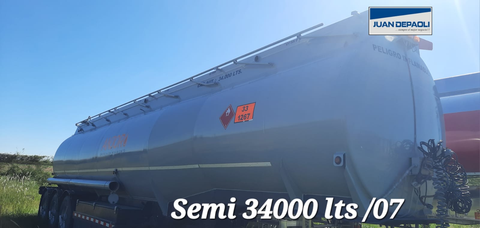 SEMIRREMOLQUE TANQUE 34.000 LTS AÑO 2007