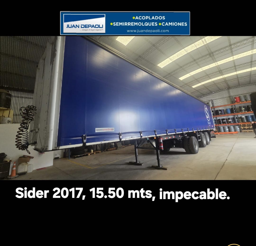 SEMIRREMOLQUE SIDER AÑO 2017
