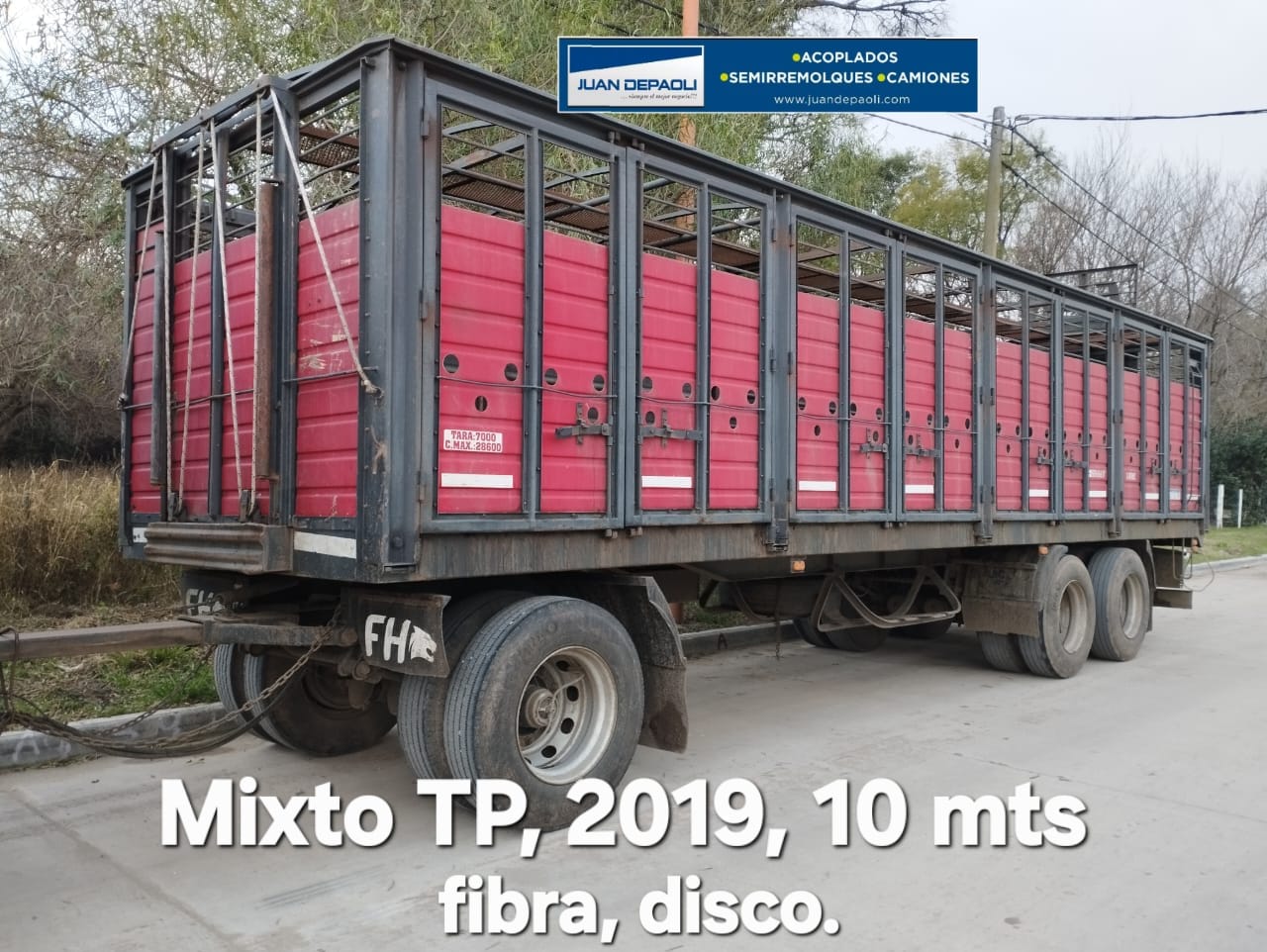 ACOPLADO MIXTO T/P AÑO 2019
